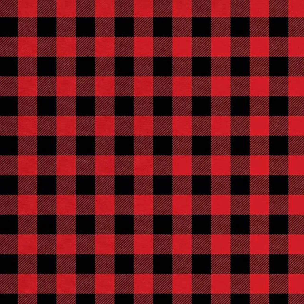 100% Cotton Flannel Fabric | 60 inches Wide | Sold By The Yard | Blanket, Pillowcases, Quilting, Sewing, PJ, Shirt, | Red & Black