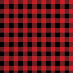 100% Cotton Flannel Fabric | 60 inches Wide | Sold By The Yard | Blanket, Pillowcases, Quilting, Sewing, PJ, Shirt, | Red & Black