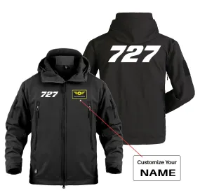 727 Flat Text Designed Military Jackets (Customizable)