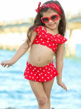 A Whole Dot Of Polka Dots Two Piece Swimsuit