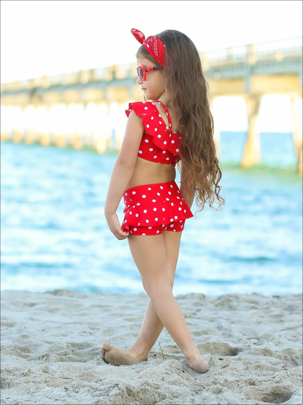 A Whole Dot Of Polka Dots Two Piece Swimsuit