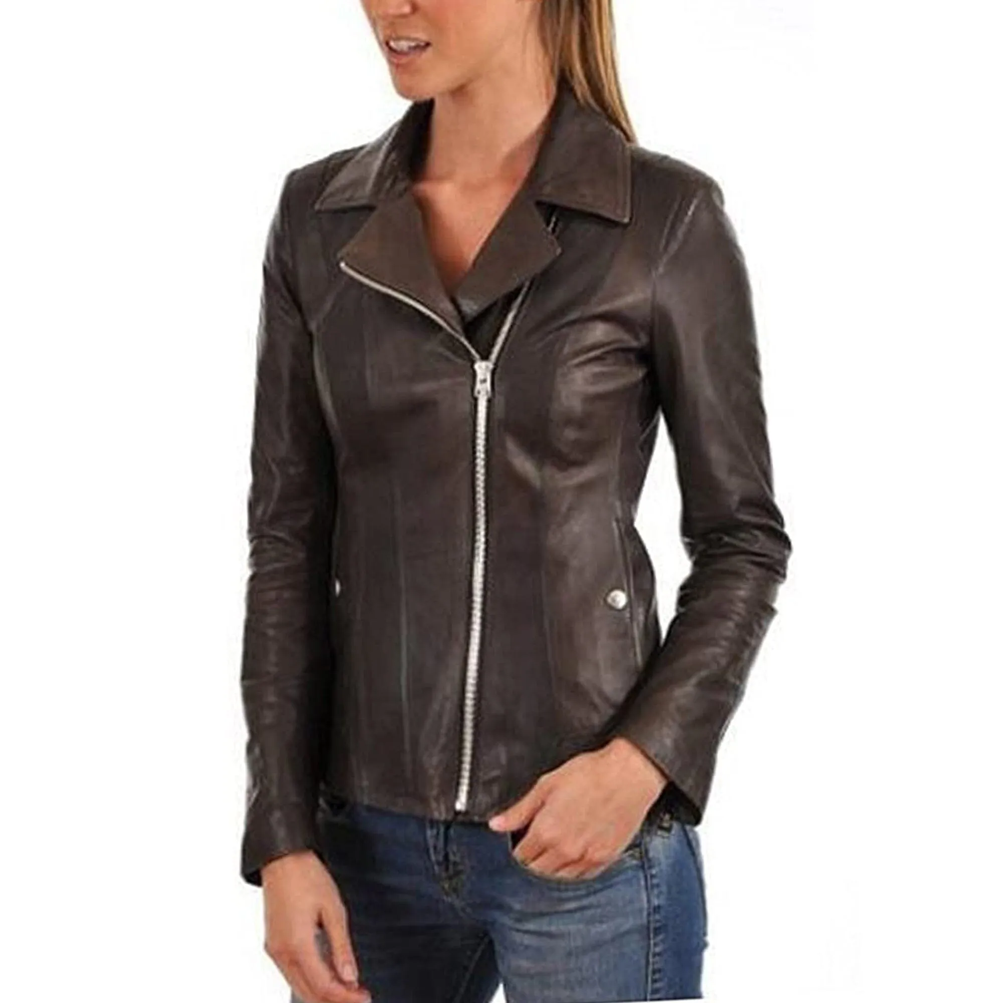 Aurora Ladies Leather Jacket