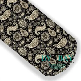 Black Cream Paisley