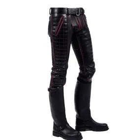 Black Leather Pants for Men