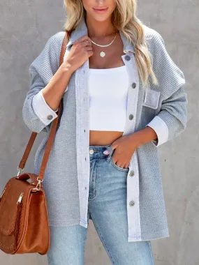 Button Up Long Sleeve Jacket