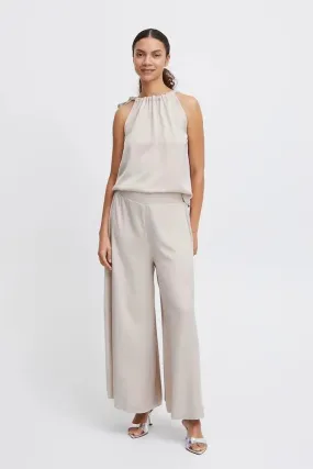 b.young Byesto Satin Palazzo Pants