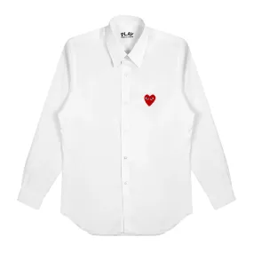 Comme Des Garcons Play Blouse Button Up 'White'