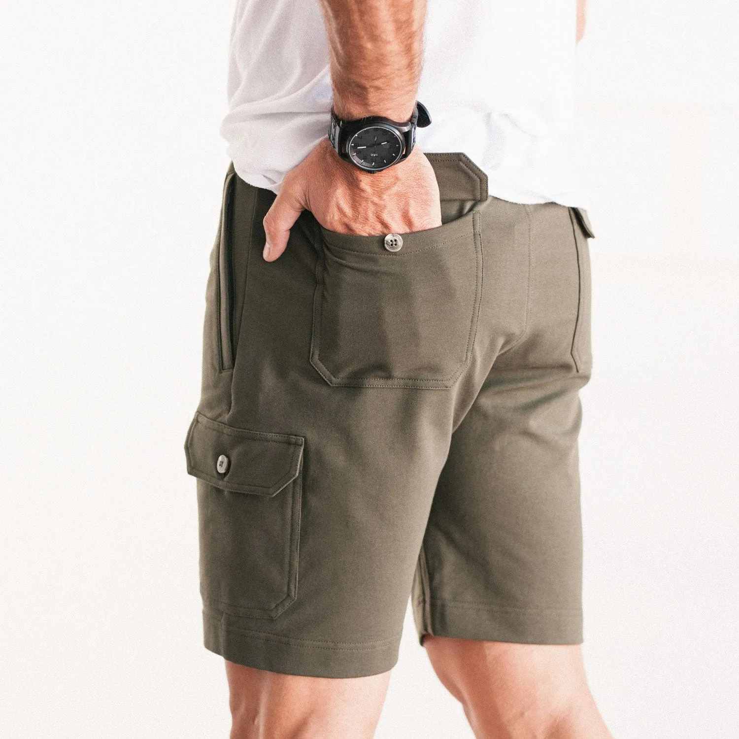 Constructor Short - Olive Green French Terry