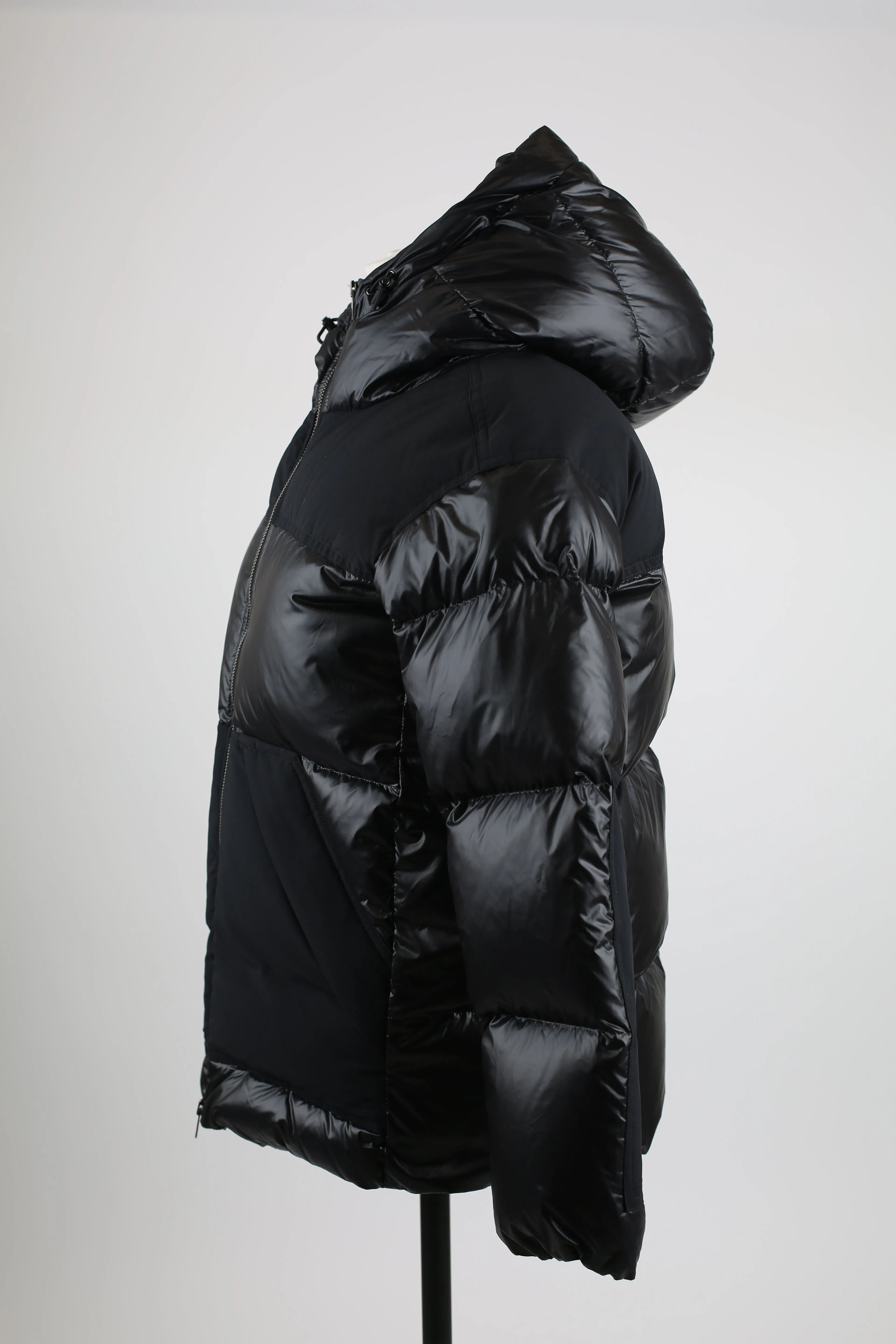 Faux Shearling Lined Down Puffer Jacket