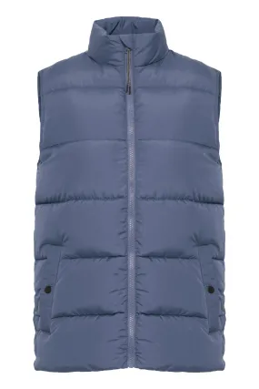 Fransa Mid Length Gilet Without hood. Blue Black or Taupe