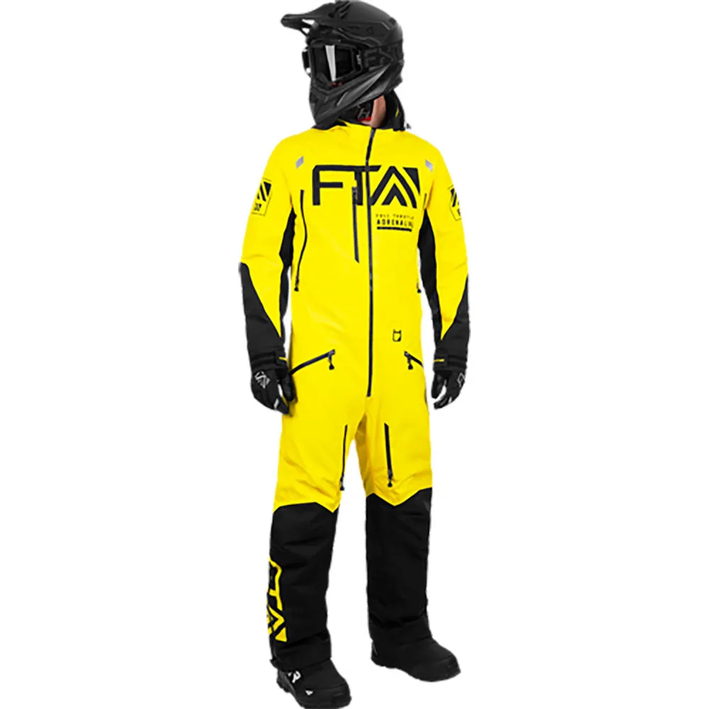 FXR FLO-Lite Snowmobile Monosuit Canary Yellow