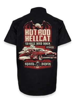 HOTROD HELLCAT BUTTON UP SPEED DEATH