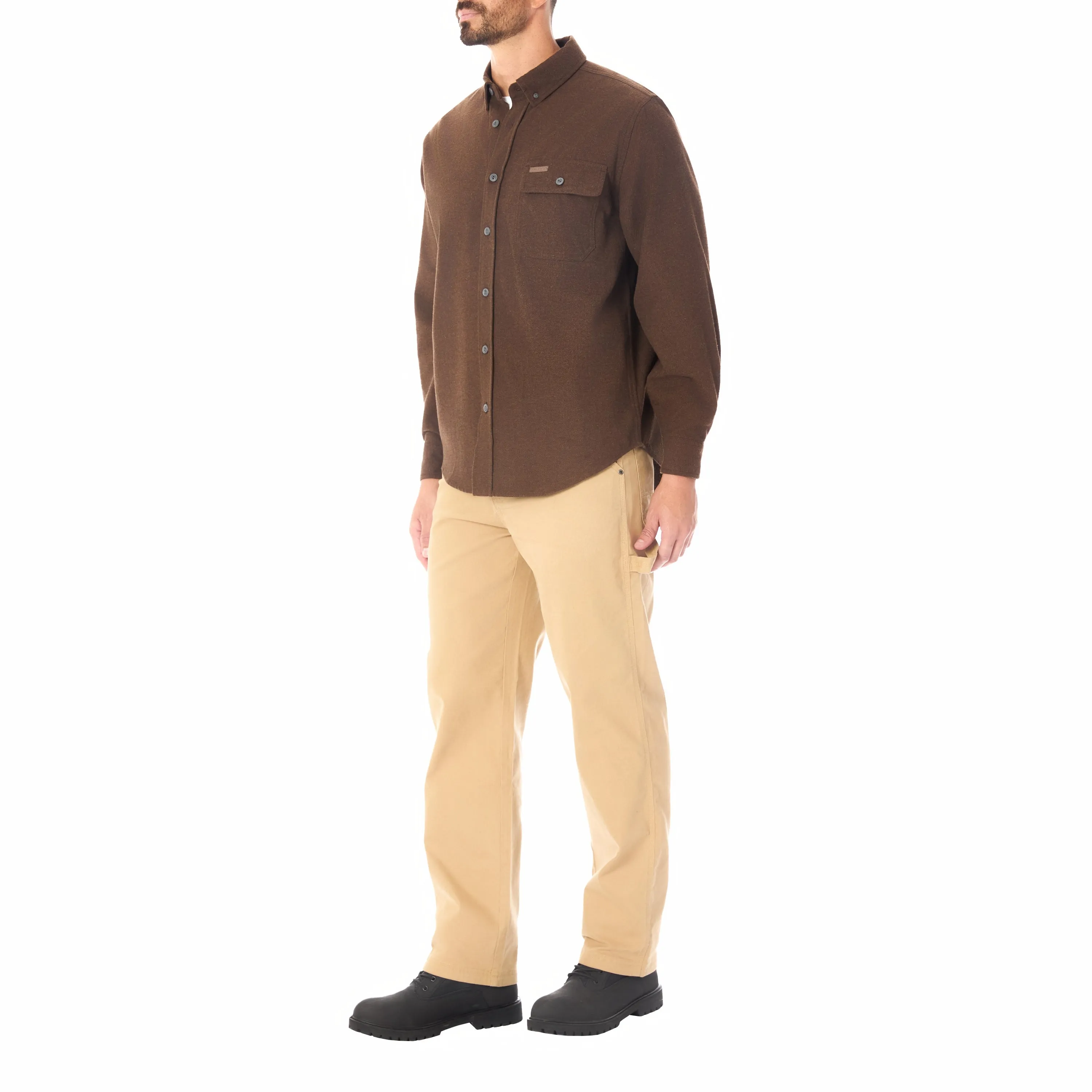 LONG SLEEVE EXTRA HEAVYWEIGHT CHAMOIS FLANNEL SHIRT