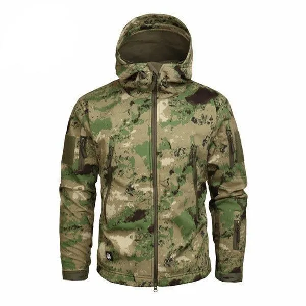 Men's Military Camouflage Fleece Army Jacket/Windbreakers