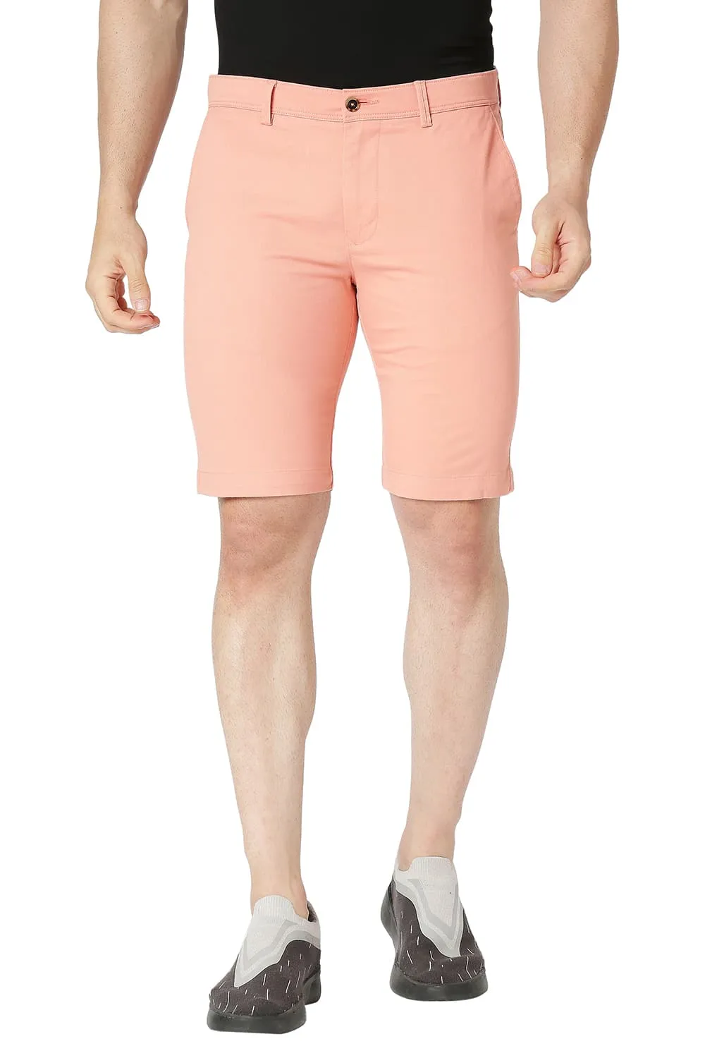 Regular Fit Cotton Stretch Shorts